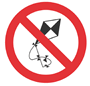 no kite flying